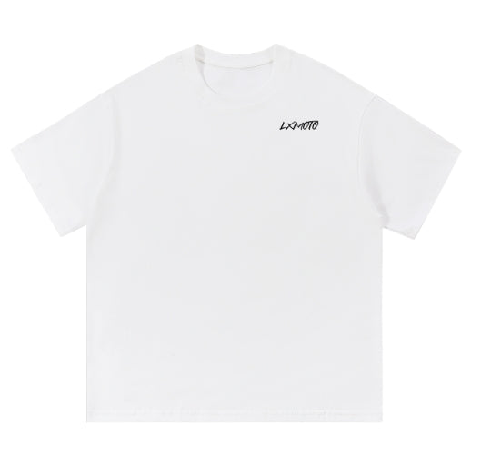 Lets ride white t-shirt